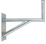 PremiumX 60cm Wandhalter Stahl verzinkt SAT Wand Halterung mit St&uuml;tzelement