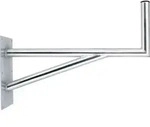 PremiumX 80cm Wandhalter Stahl verzinkt SAT Wand Halterung mit St&uuml;tzelement