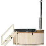 HOME DELUXE Badefass SKANDI M - Outdoor Pool, Hot Tub