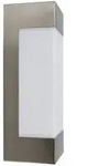 Lindby LED-Au&szlig;enwandlampe Severina, H&ouml;he 25 cm, Edelstahl - Silber/Grau