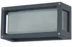 Lucande Au&szlig;enwandlampe Aurelien, anthrazit, 12,5cm, IP54 - Schwarz