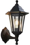 Lindby Au&szlig;enwandlampe Nane, Laterne, seewasserfest, E27 - Schwarz