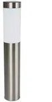 Lindby LED-Solarlampe Aleeza, 61 cm, Edelstahl, Erdspie&szlig; - Silber/Grau