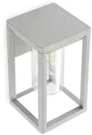 Lindby Au&szlig;enwandleuchte Estami, silber, Metall, 27cm - Silber/Grau