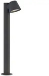 Lindby Pollerleuchte Ileyna, anthrazit, Metall, 70cm - Schwarz