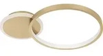 GAFARES Wand-/Deckenleuchte Lampe Beleuchtung - L40,5 x B29 x H5,5 cm - gold, wei&szlig; -