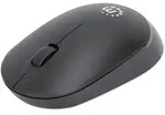 Manhattan 190145, Beidh&auml;ndig, Optisch, RF Wireless, 1000 DPI, Schwarz - Schwarz