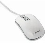 gembird Maus OPT WIRED 4 Tasten USB wei&szlig;/silber - Wei&szlig;