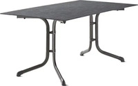SIEGER 5180-30., Sieger Boulevard-Klapptisch Polytec 160x90 cm Aluminium