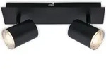 LED Badleuchte Spotleuchte 2xGU10 IP44 5 W schwarz Metall-Kunststoff Briloner -