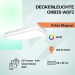 LEDVANCE SMART+ Wifi Orbis Magnet, Intelligente Deckenbeleuchtung, WLAN, Wei&szlig;,