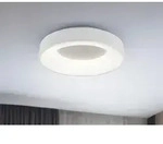 Gro&szlig;e runde LED Deckenleuchte Wei&szlig;, dimmbar &uuml;ber Lichtschalter &Oslash; 45cm, Flurlampe