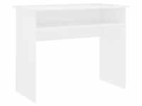 vidaXL Schreibtisch Weiß 90x50x74 cm Holzwerkstoff