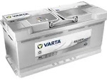 VARTA SILVER Dynamic AGM A4 Starterbatterie 12V 105Ah 950A/EN Batterie