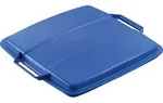 DURABLE DURABLE Abfalleimer DURABIN FLIP VEH2012031 52x61x49cm grau/blau -...