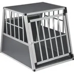 EUGAD Hundetransportbox ,f&uuml;r gro&szlig;e Hunde, 85 x 65 x 69cm, Grau - Grau