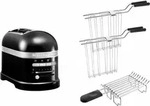 KitchenAid Set 2, 2-Scheiben Toaster Artisan 5KMT2204 Onyx Schwarz - Schwarz