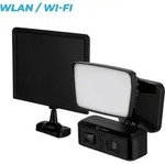 LUVISION WLAN LED Flutlicht Solarleuchte &Uuml;berwachungskamera Lampe mit