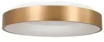 Steinhauer Deckenleuchte Ringlede 1-flammig Gold geb&uuml;rstet/ Wei&szlig; 38x38cm