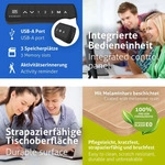 ESMART Germany ETX-121WM 100 x 60 cm Ahorn-Nachbildung Ergonomischer