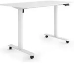 ESMART Germany ETX-121WW 140 x 70 cm Wei&szlig; Ergonomischer Steh-Sitz-Schreibtisch...