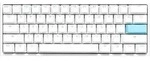 Ducky DKON2061ST, Kabelgebunden, USB, Mechanischer Switch, QWERTY, RGB-LED, Wei&szlig; -