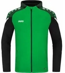 JAKO Damen Kapuzenjacke Performance, Farbe:soft green/schwarz, Gr&ouml;&szlig;e:44 - Gr&uuml;n -