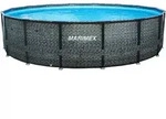 Florida Pool 4,57x1,32 m ohne Zubeh&ouml;r - RATTAN-Motiv