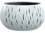 Prosperplast Blumentopf BOWL SANDY Wei&szlig; 37 cm - Wei&szlig;
