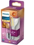 Philips Filament-Lampe, transparent, 40W A60 E27, 3,4 W, 40 W, E27, 470 lm,...