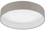 EGLO LED Deckenlampe dimmbar Palomaro 1, Deckenleuchte Stoff, Wohnzimmerlampe aus
