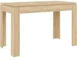 vidaXL Esstisch Sonoma-Eiche 120x60x76 cm Holzwerkstoff - Braun