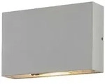 LED-Au&szlig;enwandleuchte Katla aus Aluminium - Wei&szlig;
