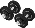 Guss Kurzhantel-Set 50Kg (2x25) Hantelscheiben Hantelset