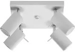 Deckenleuchte RING 4 wei&szlig; 4xGU10 10W Stahl 16x25x25cm Sollux Lighting
