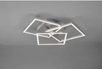 Reality LED Deckenleuchte Mobile nickel matt Fernbedienung - Wei&szlig;