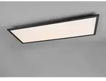 LED Deckenleuchte ALPHA Schwarz Panel 80x29cm, 5cm ultra slim - Schwarz