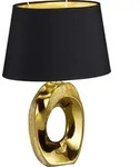 Trio - Tischlampe TABA - Gold - 0x0x33 cm - Schwarz