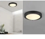 Trio LED Deckenleuchte Condus &Oslash; 31,5cm Schwarz matt - Schwarz
