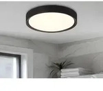 TRIO LED-Deckenleuchte CLARIMO 659011832 18W 1850Lm 3000K SW IP44 D330mm - Schwarz