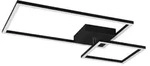 Reality Leuchten LED Deckenleuchte Padella R62642432,Metall Schwarz matt, inkl....