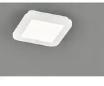 Kleine LED Deckenleuchte CAMILLUS flache Badezimmerlampe Eckig 17x17cm Wei&szlig;...