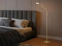 Trio - Stehlampe MONZA - Gold - 0x0x145 cm