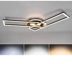 Reality Leuchten LED Deckenleuchte Twister schwarz - Schwarz