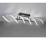Deckenleuchte SEQUENCE Silber 90cm - Schwarz