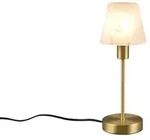 Trio - Tischlampe LUIS II - Gold - 12x12x32 cm - Wei&szlig;