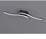 LED-Deckenleuchte - Schwarz - Metall - 9 x 56 cm - Schwarz/Wei&szlig;