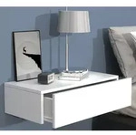 VCM Nachtschrank | Wandschublade | Wandboard | Nachttisch | Ma&szlig;e ca H. 15 x B. 60 x