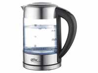 Elta Glas Wasserkocher Temperaturregelung 2200 Watt 1,7l Fassungsvermögen