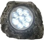 Globo Solarleuchte Kunststoff Grau, 8xLED; 33920 - Wei&szlig;